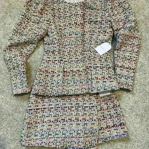 Song Of Style Elma Tweed Jacket Top In Rainbow Multi 
Gorgeous Tweed Jacket - Picture 3 of 3